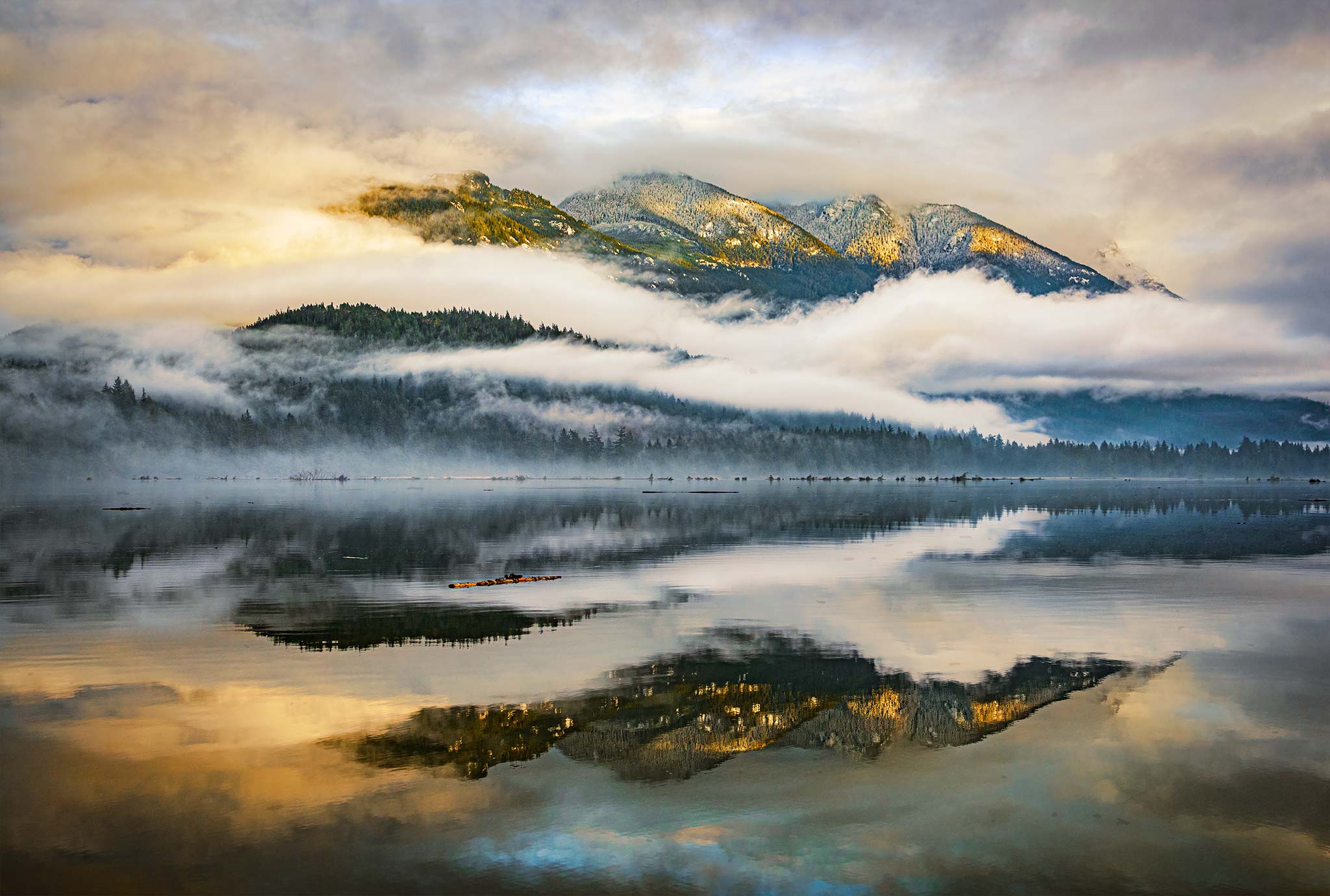 After the storm, Salmon River.